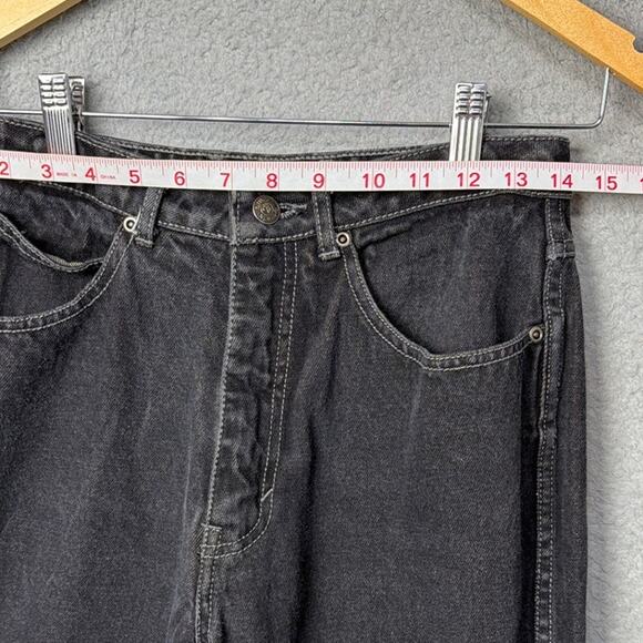 Vintage 80s Sasson Jeans Black Tapered Five Pocket High Rise Retro Denim SZ 11JR - Picture 3 of 10